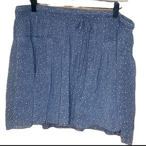 American Eagle Pattern Blue Skirt